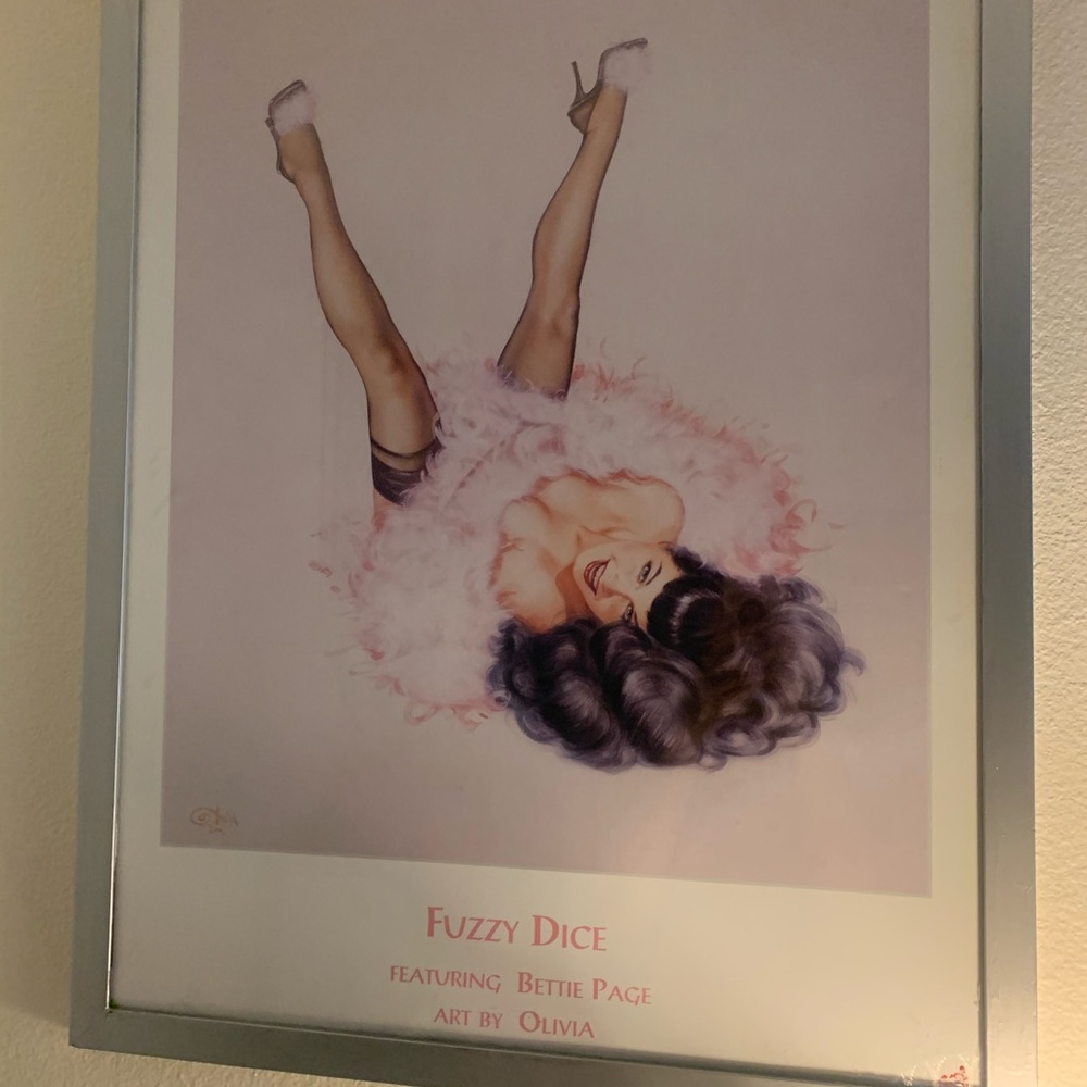 Betty page Olivia de Berardinis artist wall art